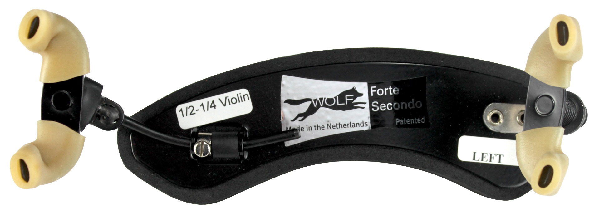 Wolf Shoulder Rest. Violin. Forte Secondo. Lefthanded 1/2 – 1/4 | Faversham Strings