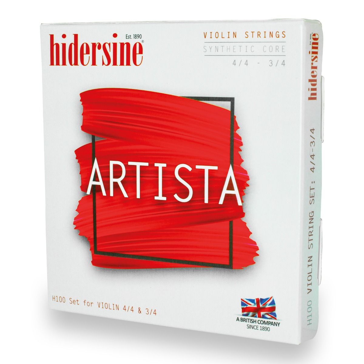 Hidersine Artista Violin String SET – Synthetic Core – 4/4–3/4 Size | Faversham Strings