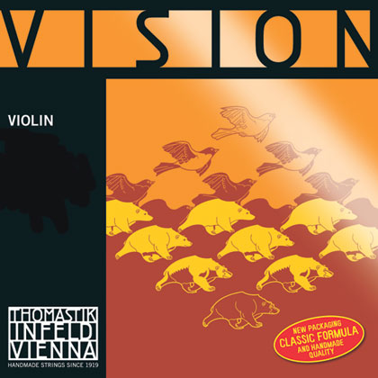 Vision Violin String Solo SET. (Aluminium D) | Faversham Strings
