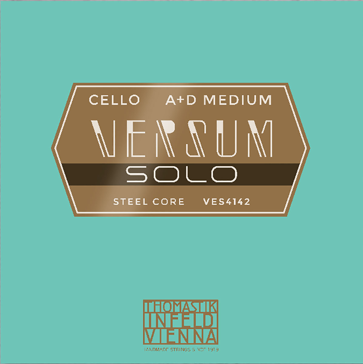 Versum Solo Cello String A + D Pack (Multialloy Wound, Steel Core) | Faversham Strings